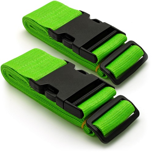 Green long travel luggage - travel,