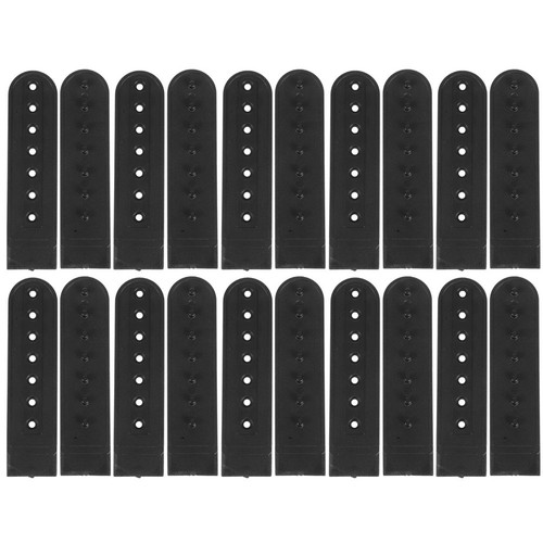 Adjustable black plastic - black,