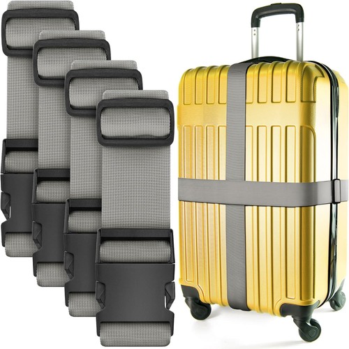 Luggage straps pack silver - luggage, 4