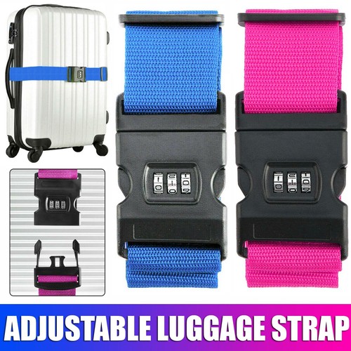 Adjustable luggage straps with - straps,