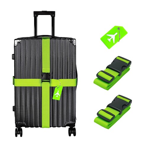2pcs adjustable luggage straps - adjustable,