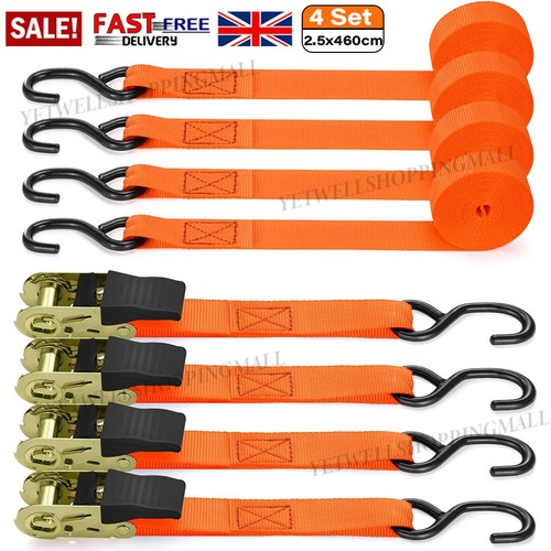Heavy duty ratchet tie down - 4x,