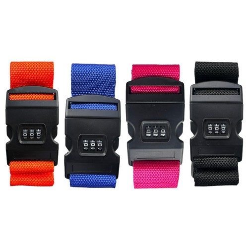 4pcs adjustable luggage straps - adjustable,