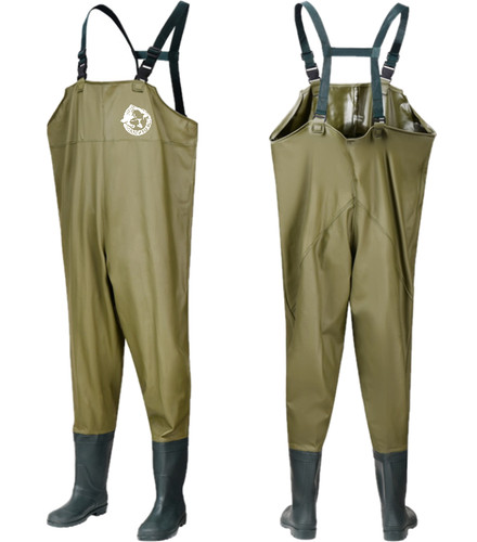Chest waders green with - chest,