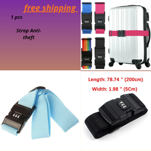 Luggage strap tsa lock anti - lock,