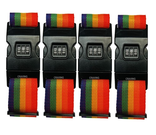4pcs adjustable luggage - adjustable, straps