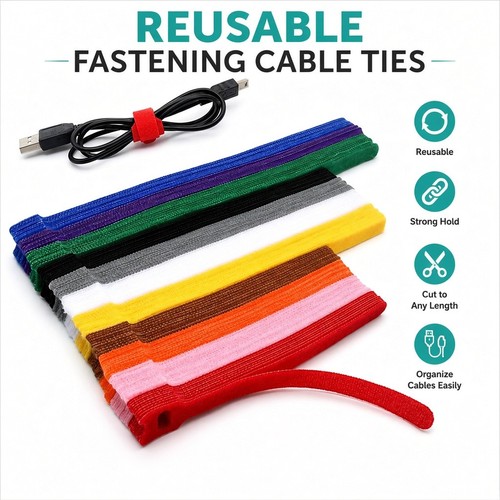 Cable ties straps double - cable, sided