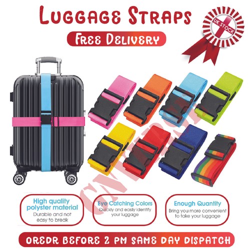 Luggage straps adjustable - straps,